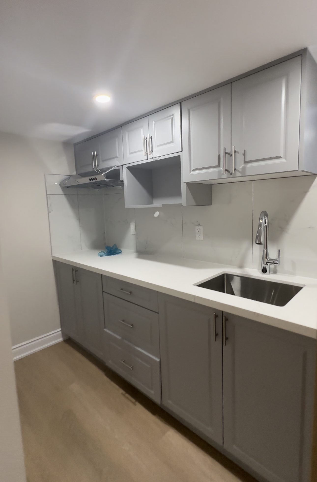 Basement Kitchenette — Two-Tone by Eagle Eye Home Renovations