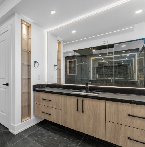 Custom Master Vanity by Eagle Eye Home Renovations